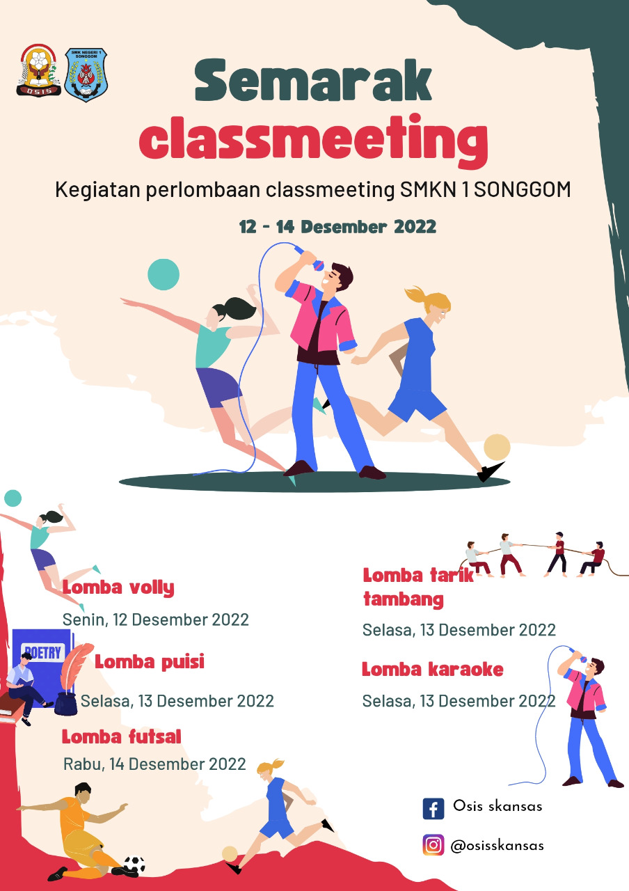 Class Meeting 12-14 Desember 2022 SMKN 1 Songgom